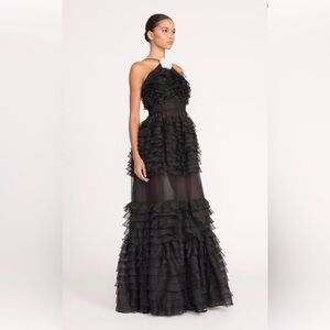 STAUD Florian Dress Black New With Tags